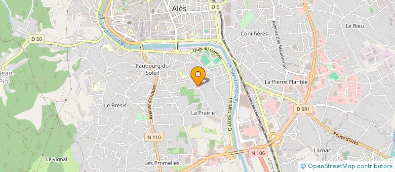 localisation de l'entreprise MONSIEUR NORDINE GUEMAR à ALES