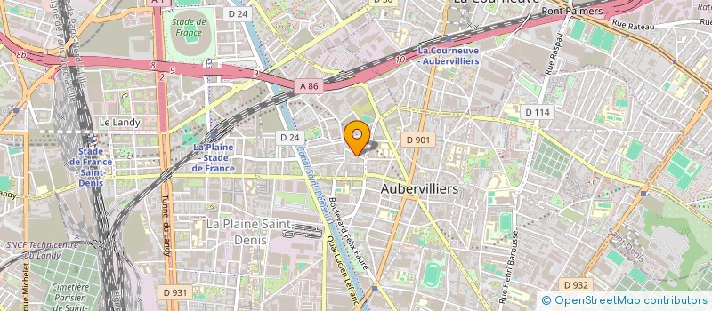 localisation de l'entreprise MONSIEUR NORDINE HABIBI à AUBERVILLIERS