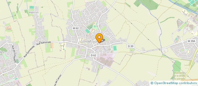 localisation de l'entreprise MONSIEUR NORDINE HAICHOUR  GONDECOURT