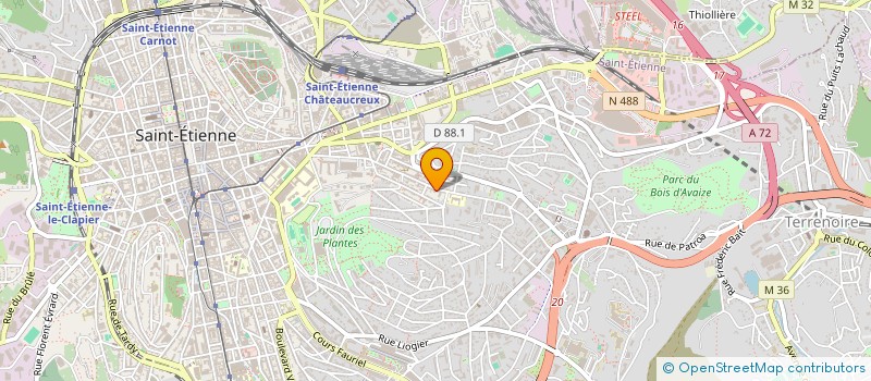 localisation de l'entreprise MONSIEUR NORDINE HAMIDI  SAINT-ETIENNE