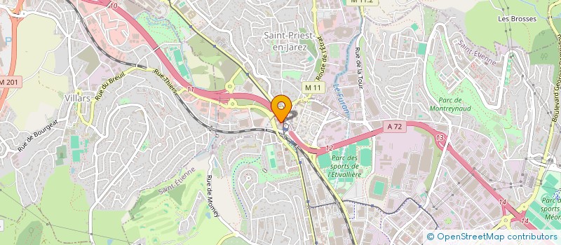 localisation de l'entreprise MONSIEUR NORDINE HARRA  SAINT-ETIENNE