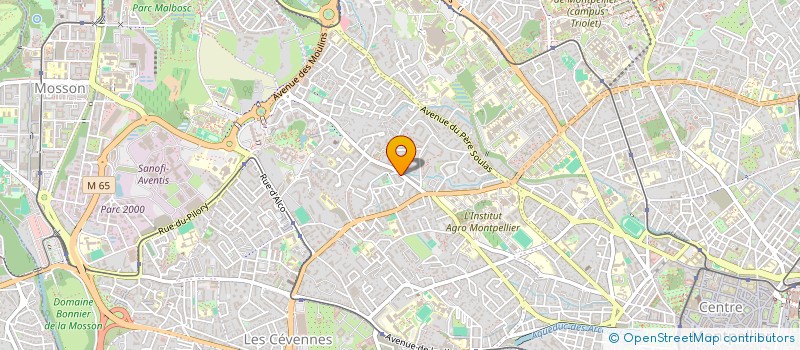 localisation de l'entreprise MONSIEUR NORDINE HARROU à MONTPELLIER
