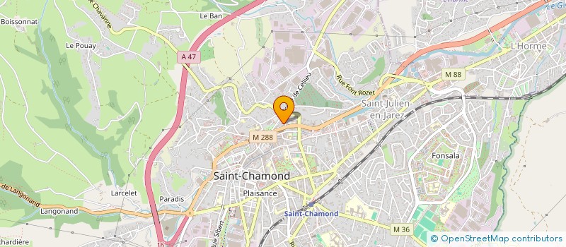 localisation de l'entreprise MONSIEUR NORDINE HEDHILI  SAINT-CHAMOND