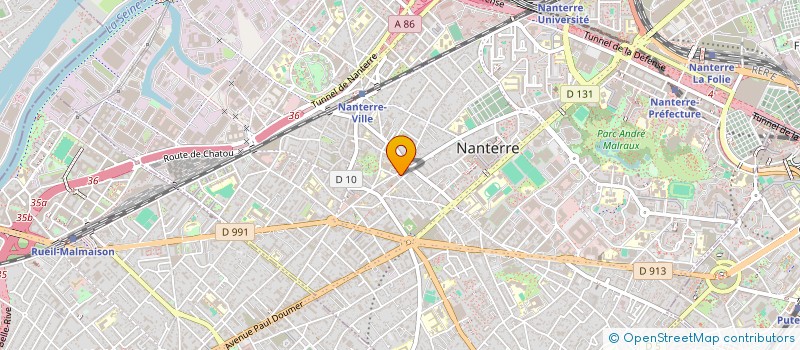 localisation de l'entreprise MONSIEUR NORDINE HIMI  NANTERRE