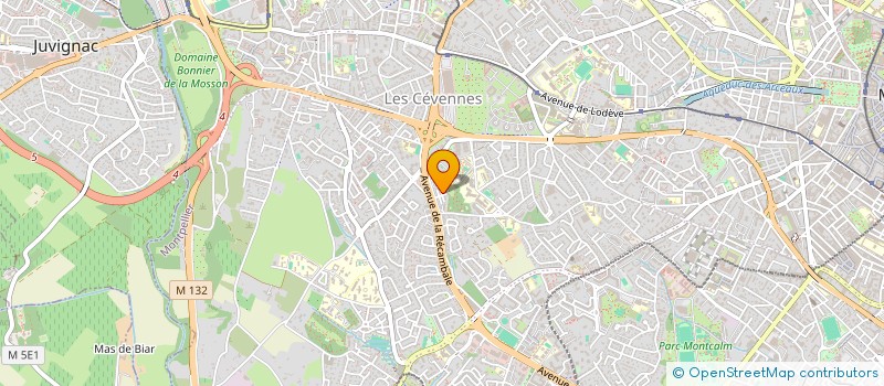 localisation de l'entreprise MONSIEUR NORDINE HOCINE à MONTPELLIER