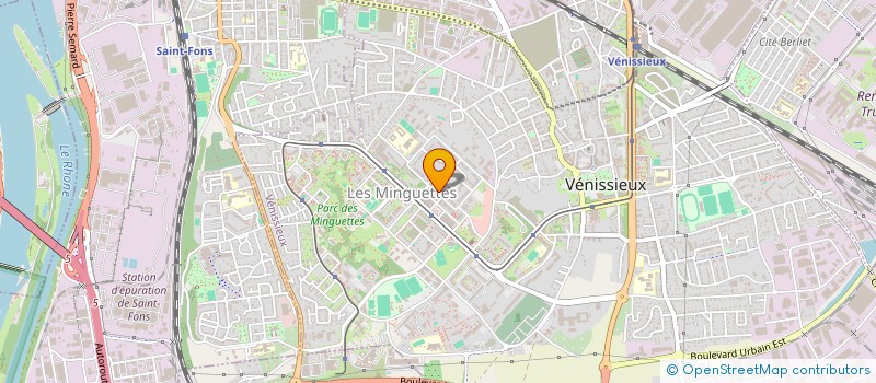 localisation de l'entreprise MONSIEUR NORDINE HOUHOU  VENISSIEUX