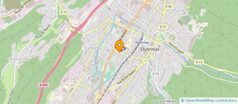 localisation de l'entreprise MONSIEUR NORDINE JAIDAN à OYONNAX