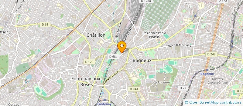 localisation de l'entreprise MONSIEUR NORDINE KAHLALOU à BAGNEUX