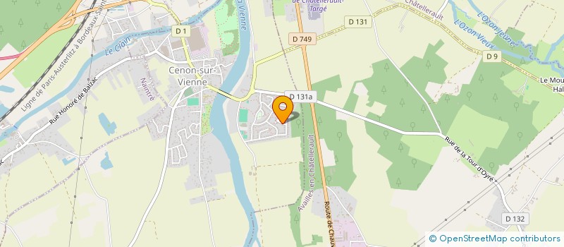 localisation de l'entreprise MONSIEUR NORDINE KEFIF  CENON-SUR-VIENNE