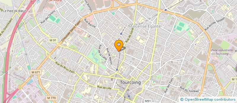 localisation de l'entreprise MONSIEUR NORDINE KHACHACH  TOURCOING