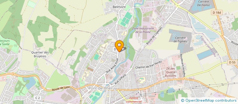 localisation de l'entreprise MONSIEUR NORDINE KHAZZAR  PONT-DE-CHERUY