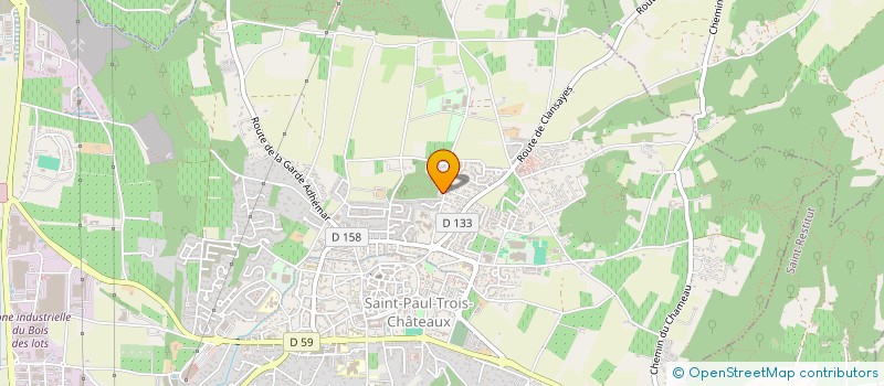 localisation de l'entreprise MONSIEUR NORDINE KHEZROUNI  SAINT-PAUL-TROIS-CHATEAUX