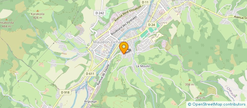 localisation de l'entreprise MONSIEUR NORDINE LAROUSSI  MAULEON-LICHARRE