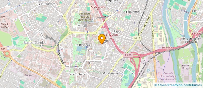 localisation de l'entreprise MONSIEUR NORDINE LASSEL  TOULOUSE