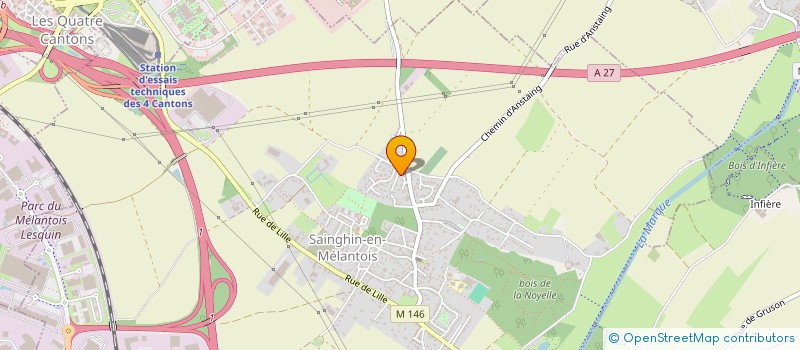 localisation de l'entreprise MONSIEUR NORDINE LAYATI à SAINGHIN-EN-MELANTOIS
