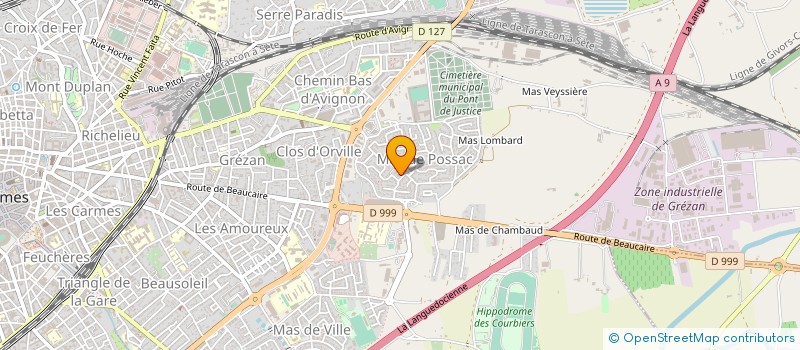 localisation de l'entreprise MONSIEUR NORDINE MASAOUDI  NIMES