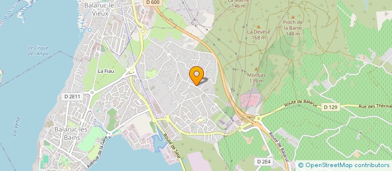 localisation de l'entreprise MONSIEUR NORDINE MEKADDEM  BALARUC-LES-BAINS