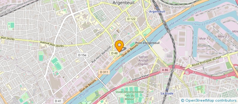 localisation de l'entreprise MONSIEUR NORDINE MERADI à ARGENTEUIL