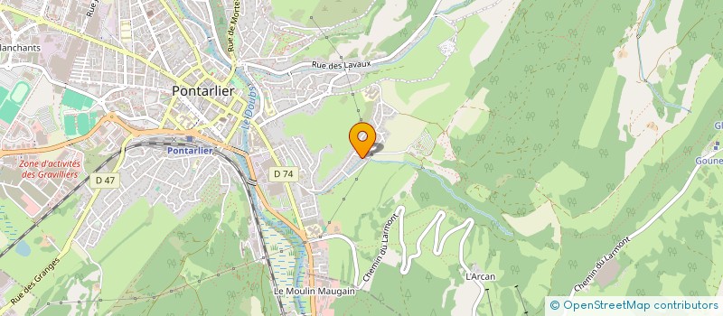 localisation de l'entreprise MONSIEUR NORDINE MERINE à PONTARLIER