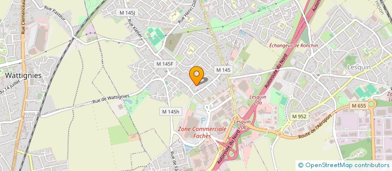 localisation de l'entreprise MONSIEUR NORDINE MIZANE  FACHES-THUMESNIL