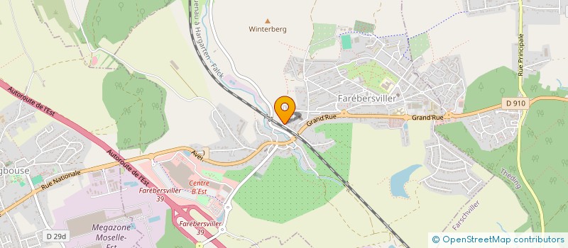 localisation de l'entreprise MONSIEUR NORDINE MOHAMED  FAREBERSVILLER