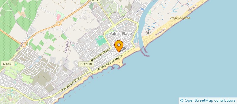 localisation de l'entreprise MONSIEUR NORDINE OUALID à VALRAS-PLAGE