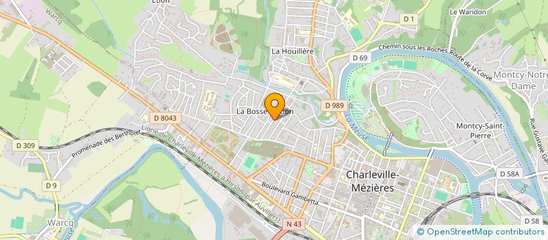 localisation de l'entreprise MONSIEUR NORDINE OUERRADI à CHARLEVILLE-MEZIERES