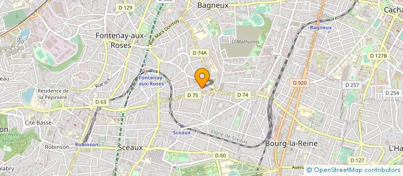 localisation de l'entreprise MONSIEUR NORDINE RAHOU à FONTENAY-AUX-ROSES