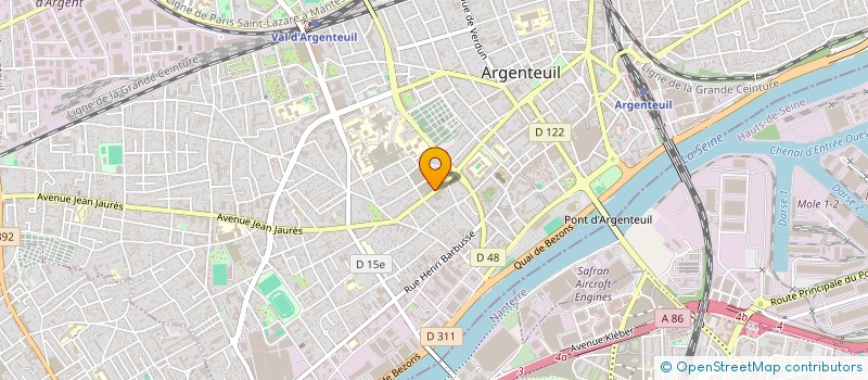 localisation de l'entreprise MONSIEUR NORDINE RAKRAKI  ARGENTEUIL