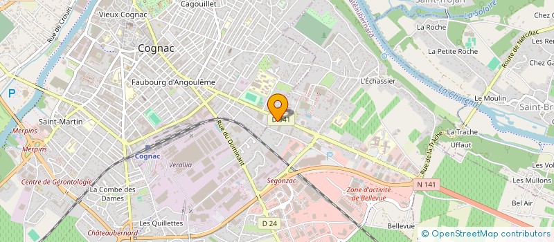 localisation de l'entreprise MONSIEUR NORDINE RAMDAOUI  CHATEAUBERNARD