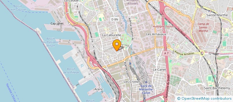 localisation de l'entreprise MONSIEUR NORDINE RERBAL à MARSEILLE