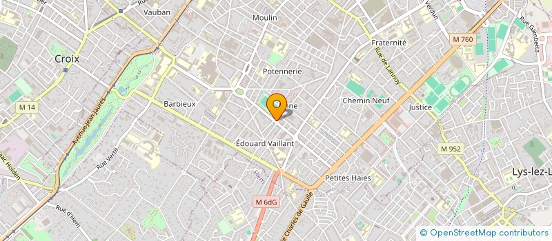 localisation de l'entreprise MONSIEUR NORDINE TALBI à ROUBAIX