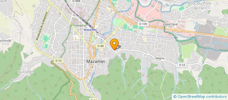 localisation de l'entreprise MONSIEUR NORDINE TALHAOUI  MAZAMET