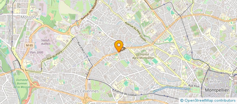 localisation de l'entreprise MONSIEUR NORDINE YACHOU à MONTPELLIER