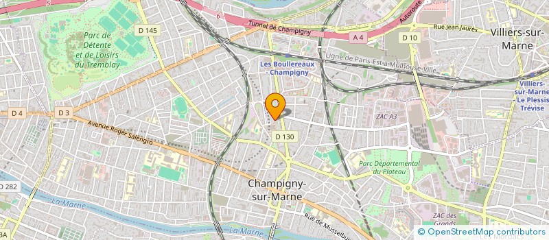 localisation de l'entreprise MONSIEUR NORDINE ZAOUI  CHAMPIGNY-SUR-MARNE