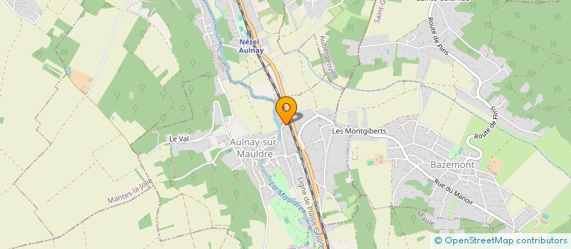 localisation de l'entreprise MONSIEUR NORDINE ZERKOUN  AULNAY-SUR-MAULDRE