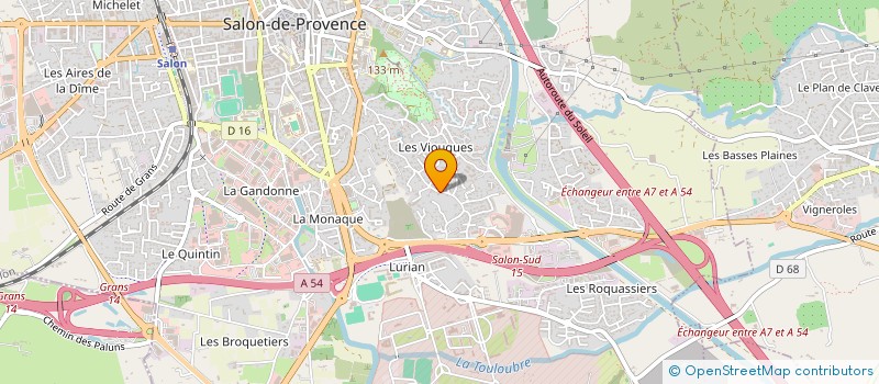 localisation de l'entreprise MONSIEUR NORDINE ZEROUALI  SALON-DE-PROVENCE