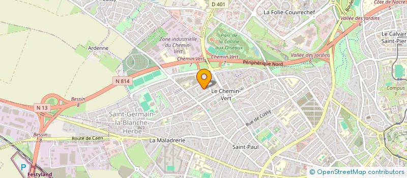 localisation de l'entreprise MONSIEUR NORDINE ZOUAOUI à CAEN