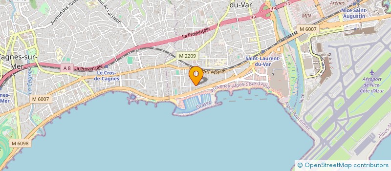 localisation de l'entreprise MONSIEUR NORDMUNDS KALNINS  SAINT-LAURENT-DU-VAR