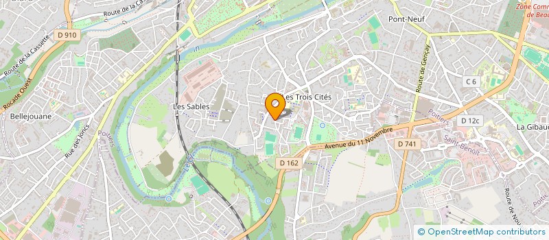 localisation de l'entreprise MONSIEUR NORE STEPANYAN  POITIERS