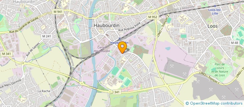 localisation de l'entreprise MONSIEUR NORE ZEGHDIA  HAUBOURDIN