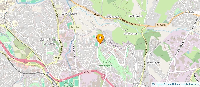 localisation de l'entreprise MONSIEUR NOREDDINE BELARBI  SAINT-ETIENNE