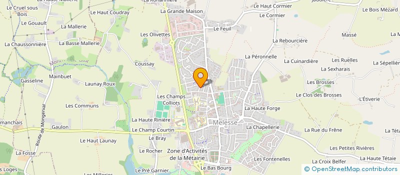 localisation de l'entreprise MONSIEUR NOREDDINE FETTAKA  MELESSE