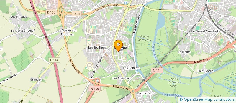 localisation de l'entreprise MONSIEUR NOREDDINE HAMMOUMI  SAINTES