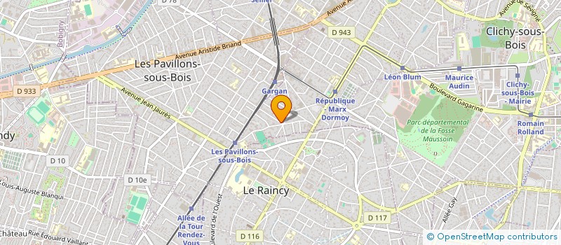 localisation de l'entreprise MONSIEUR NOREDDINE LARRAS à LIVRY-GARGAN