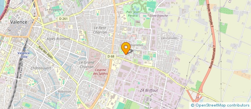 localisation de l'entreprise MONSIEUR NOREDDINE LATRECH  VALENCE