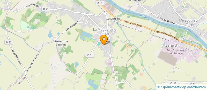 localisation de l'entreprise MONSIEUR NOREDINE BAGHDADLI  LA MAGDELAINE-SUR-TARN