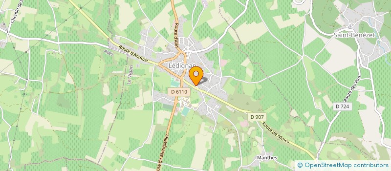 localisation de l'entreprise MONSIEUR NOREDINE EL OMRANI  LEDIGNAN