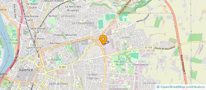 localisation de l'entreprise MONSIEUR NOREDINE KHALLEF  VALENCE