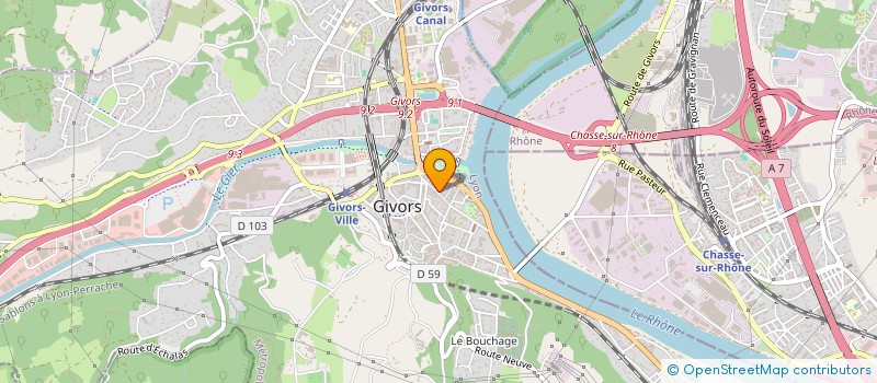 localisation de l'entreprise MONSIEUR NORI FERRAZ à GIVORS